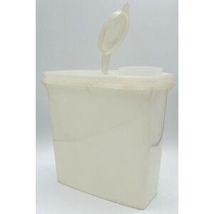 Vintage Tupperware Cereal Keeper Container 469-2 with Lid Clear SKU U188